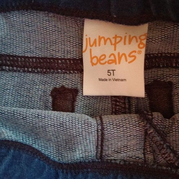 Jumping Beans - Toddler Size 5T - Blue Hearts - Jeggings - Picture 3 of 4